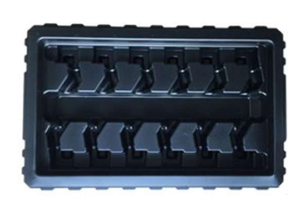 Ignition coil vacuum-formed tray